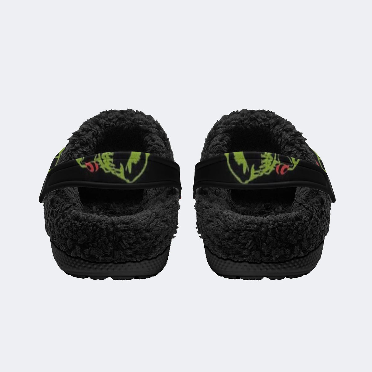 Toxic Swirl Demon - Fur Lined Slippers/Sandals