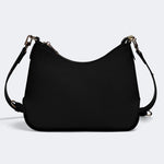 Black Metal - Leather Crossbody Bag