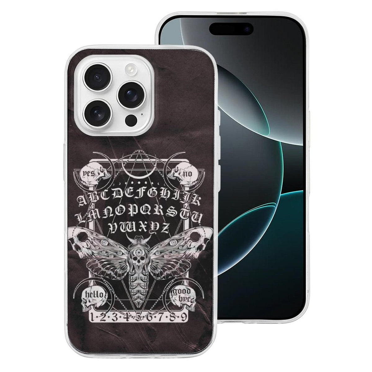 Death Moth Vintage Print - Phone Case