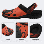 Halloween Moon Cat - Fur Lined Slippers/Sandals