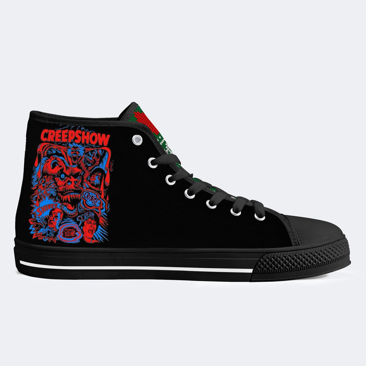 Unisex Horror Movie Graphic Print - High Top Canvas