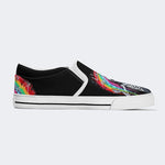 Love Is The Answer Skull Print - Slip On Shoes