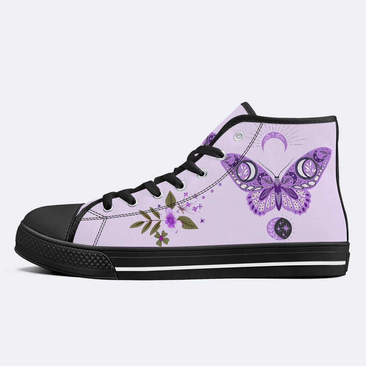 Classic Butterfly Print - High Top Canvas
