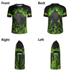 Dark Magic Green Wizard - Men's All Over Printing Rugby Jersey