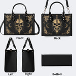 Skull Dagger Moon Rose Print Handbag Factory Direct Sales