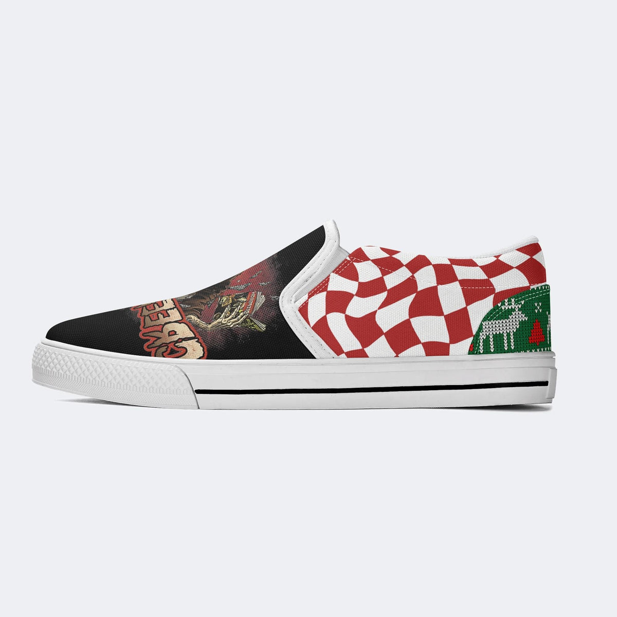 Unisex Horror Movie Print - Slip On Shoes