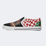 Unisex Horror Movie Print - Slip On Shoes