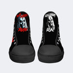 Horror Rabbit Run Print - High Top Canvas