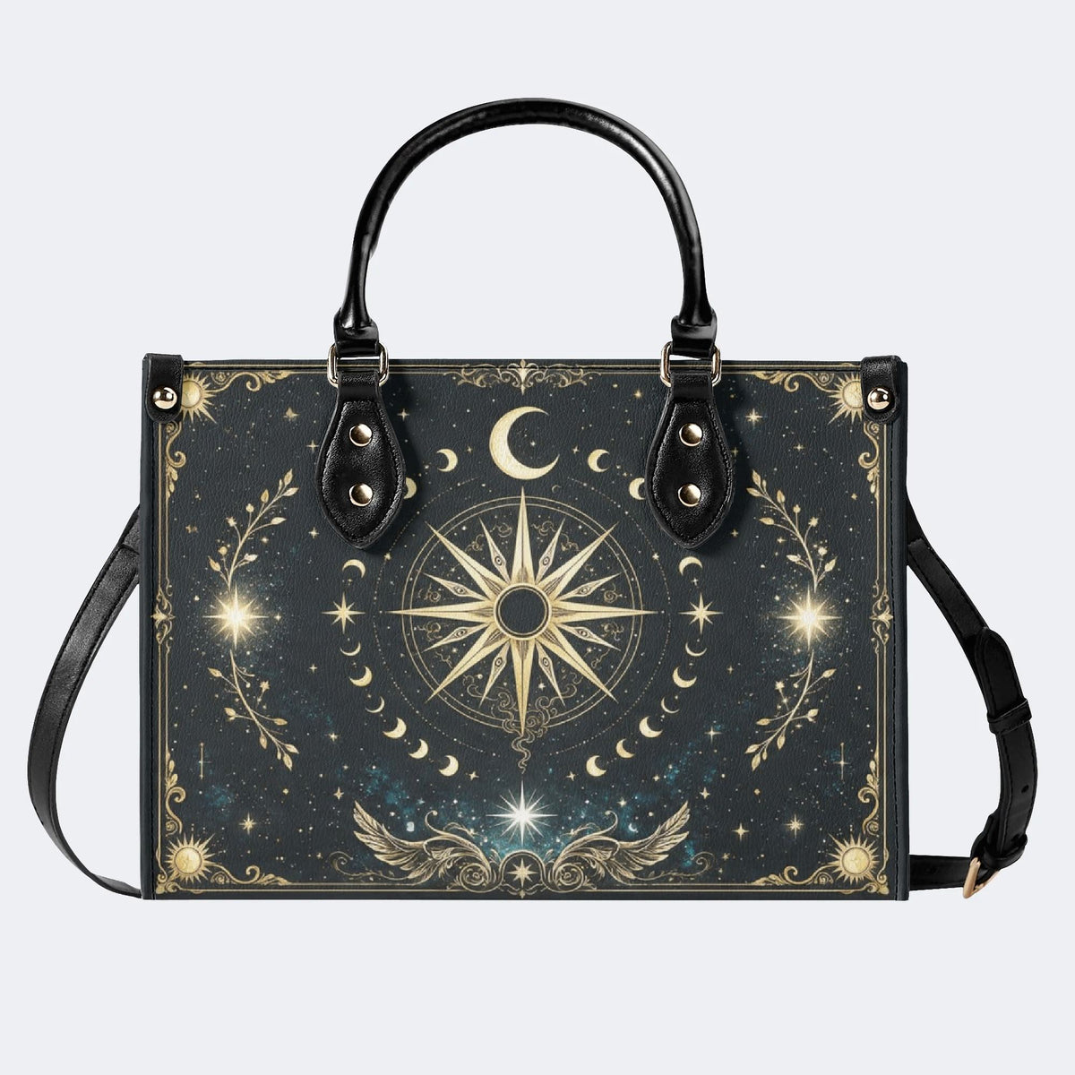 Star Compass Wing Print Handbag Factory Direct Sales