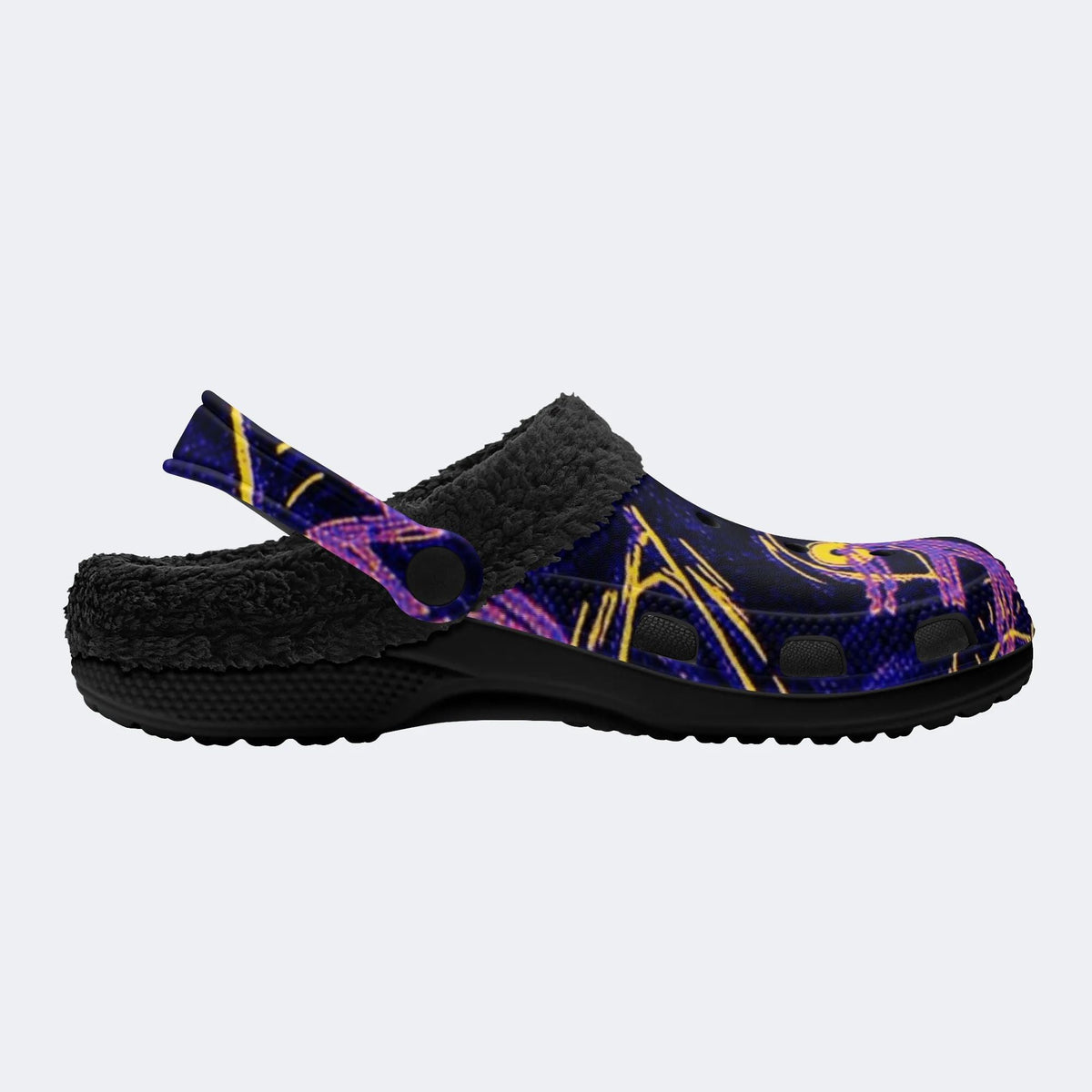 Mystic Evil Eye - Fur Lined Slippers/Sandals