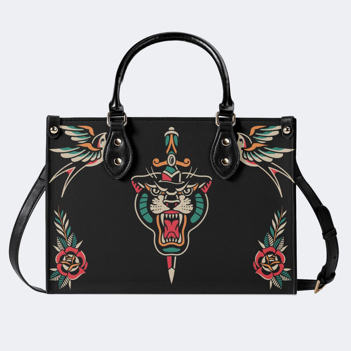 Unisex Tiger Print - Handbag