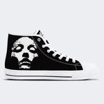 Unisex Vintage Jesus Printe - High Top Canvas