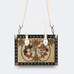 Traditional Tattoo Print - Leather Handbag