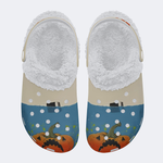 Halloween Print - Fur Lined Slippers