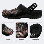 Horror Movie Prints - Fur Lined Slippers