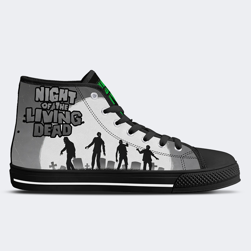 Unisex Horror-Druck - High Top Canvas