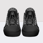 Psychopompos Skull Low Top Canvas Shoes