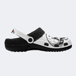 Skull Thorn Rose - Fur Lined Slippers/Sandals