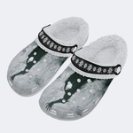 Unisex Retro Terror Advance Print - Fur Lined Slippers/Sandals