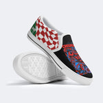 Unisex Horror Movie Graphic Print - Slip On Shoes