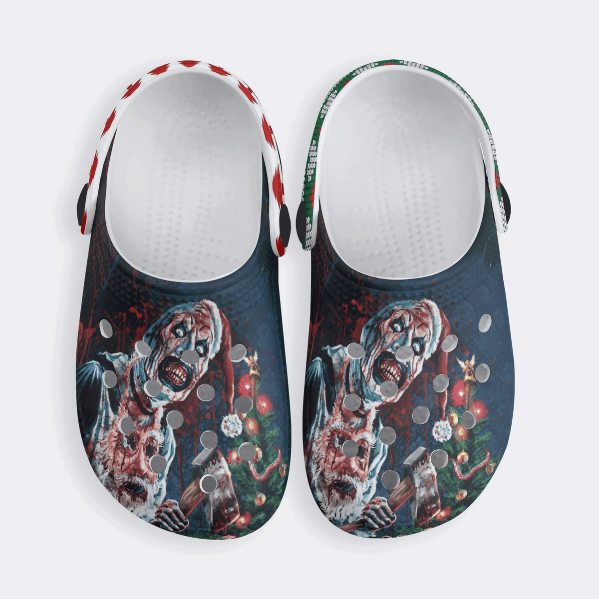 Christmas Horror Print - Kid's Slippers/Sandals