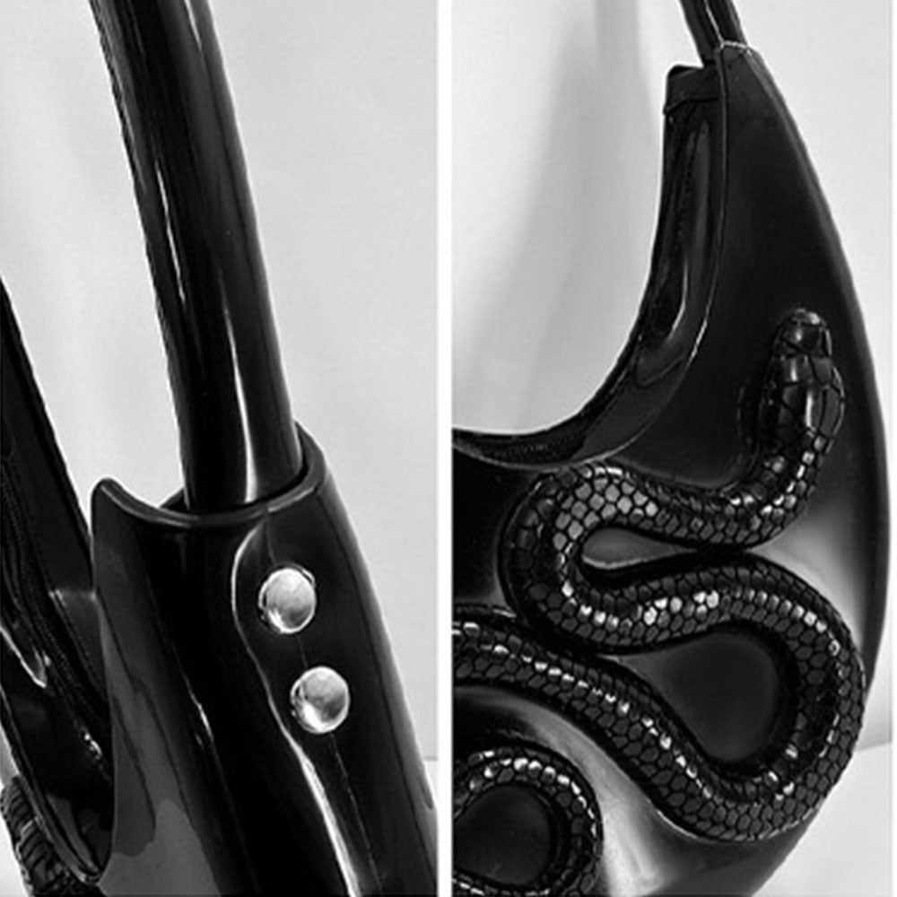 Punk 3D Snake Underarm Bag