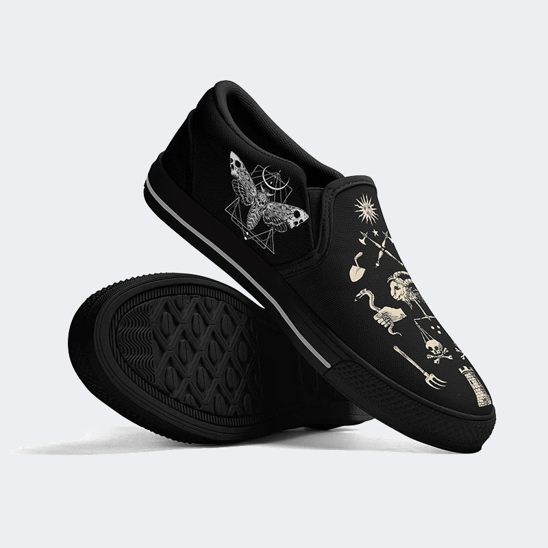 Unisex Horror Print - Slip On Shoes