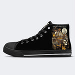 Unisex Halloween Horror Print - High Top Canvas