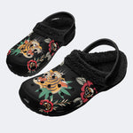 Unisex Fierce Tiger Print - Fur Lined Slippers/Sandals