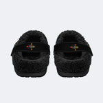 Unisex Tiger Print - Fur Lined Slippers/Sandals