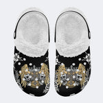 Grunge Skull Skull - Fur Lined Slippers/Sandals