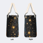 Mystical Astrological Symbols Print - Leather Handbag