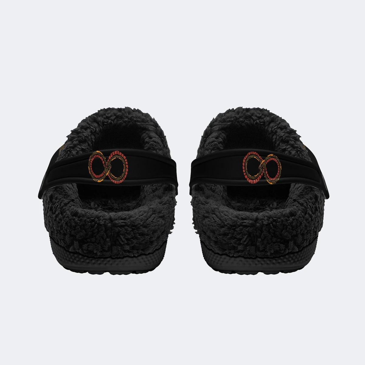 Panther Arrow Tattoo - Fur Lined Slippers/Sandals