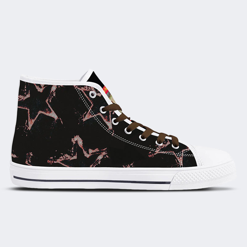 Unisex Mädchen Jagd Druck - High Top Canvas