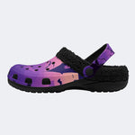 Gothmas Dark Bat Twilight - Fur Lined Slippers/Sandals