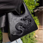 Punk Style 3D Dragon Shoulder Bag