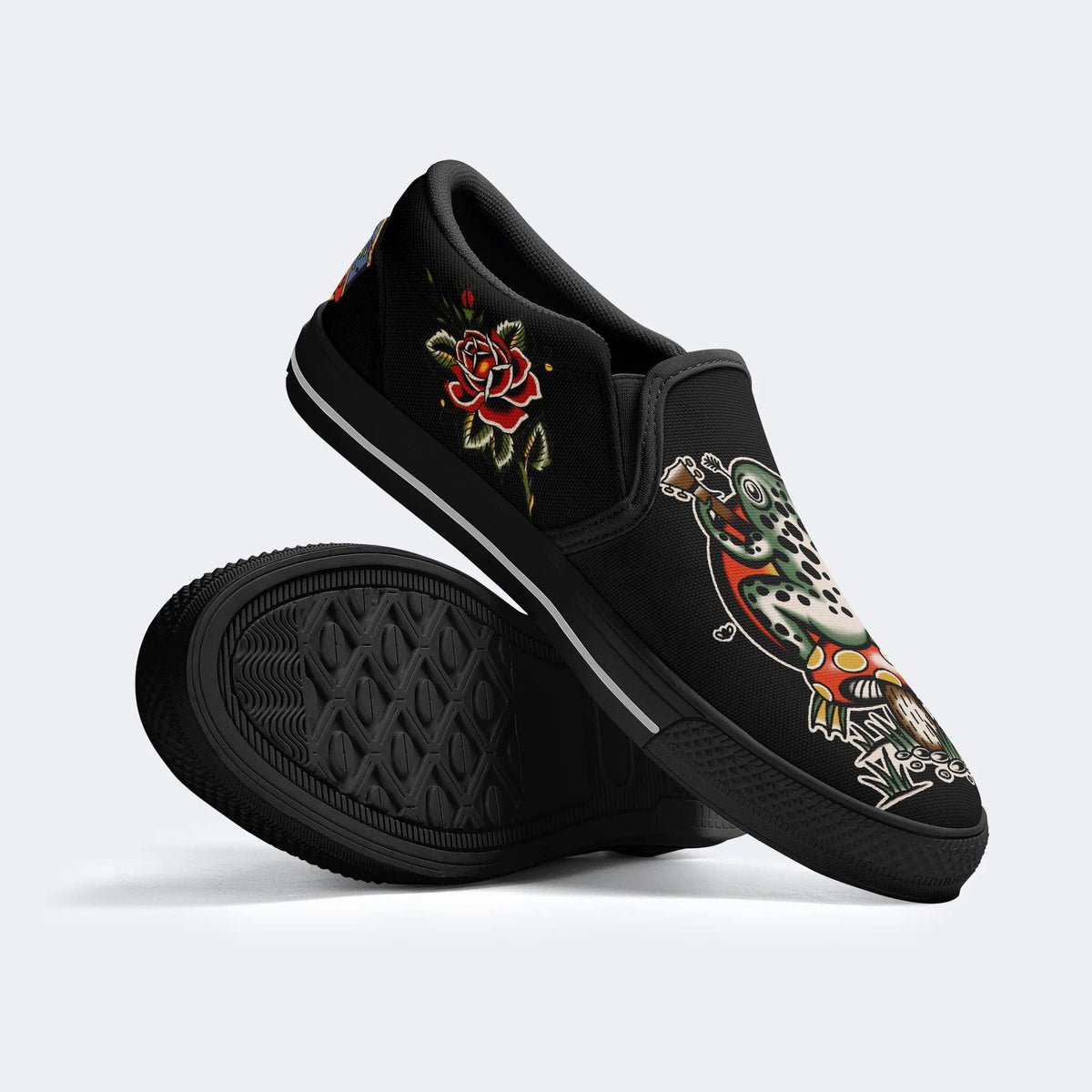 Frog Musician - Slip On Shoes
