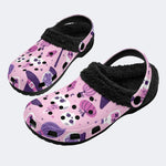 Pastel Witch Skull - Fur Lined Slippers/Sandals