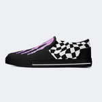 Purple Gradient Skeleton Toes Skull - Slip On Shoes