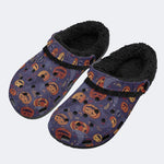 Purple Pumpkin Witch - Fur Lined Slippers/Sandals