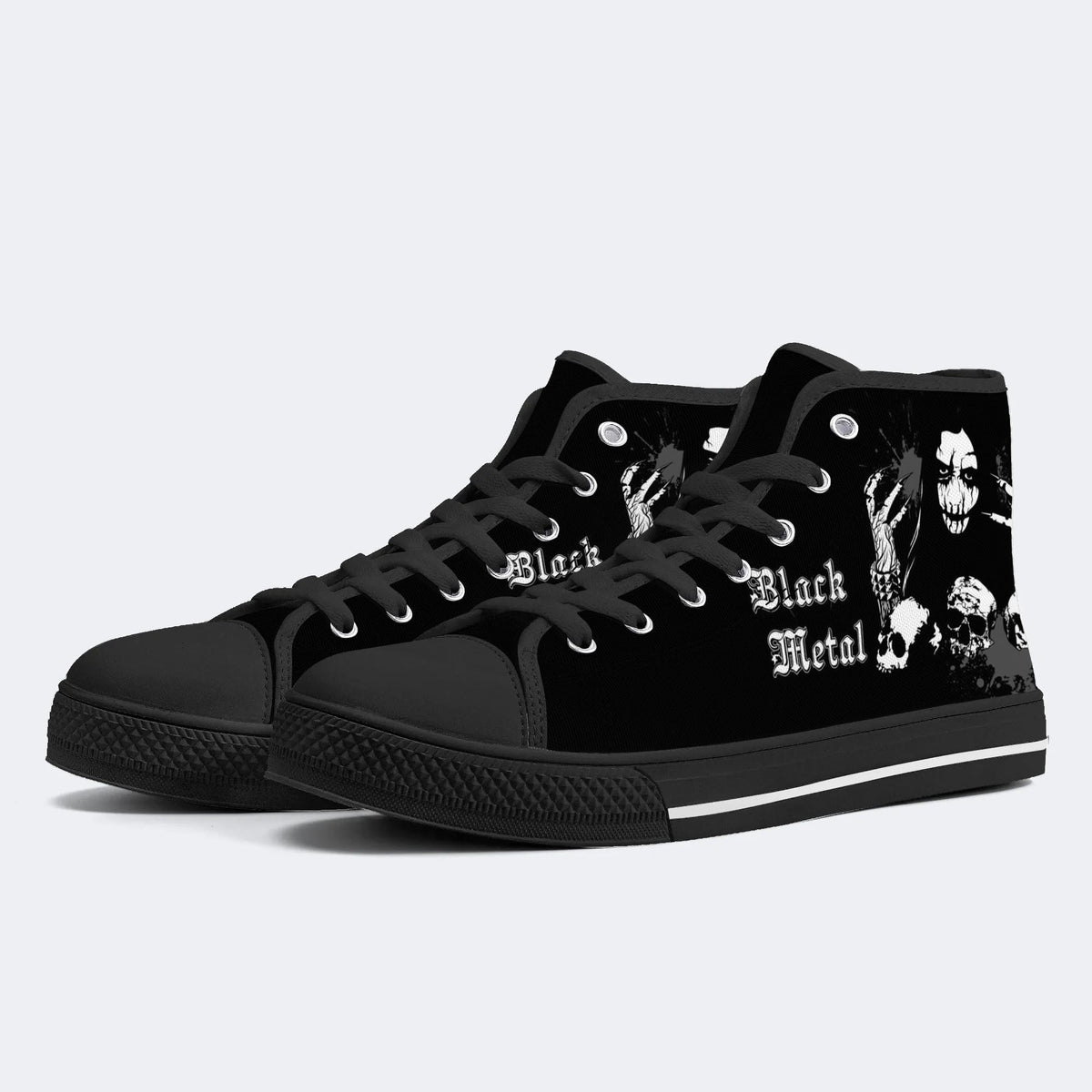 Black Metal - High Top Canvas