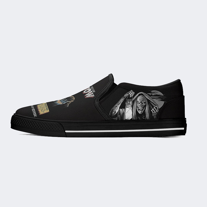 Horror Movie Print - Slip On Shoes