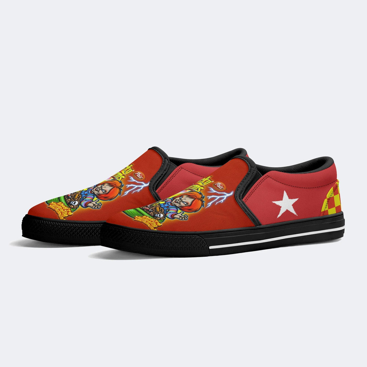 Chucky Charms Print - Slip On Shoes