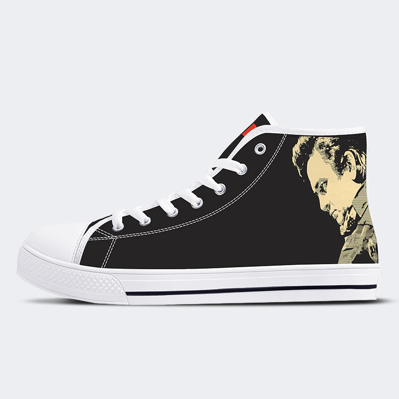 The Man: Johnny Cash - High Top Canvas