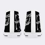 Unisex Tattoo Are Stupid Print - High Top Canvas