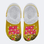 Unisex Horror Print - Fur Lined Slippers