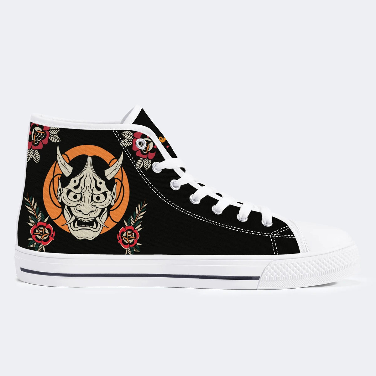 Horror Demon Print - High Top Canvas