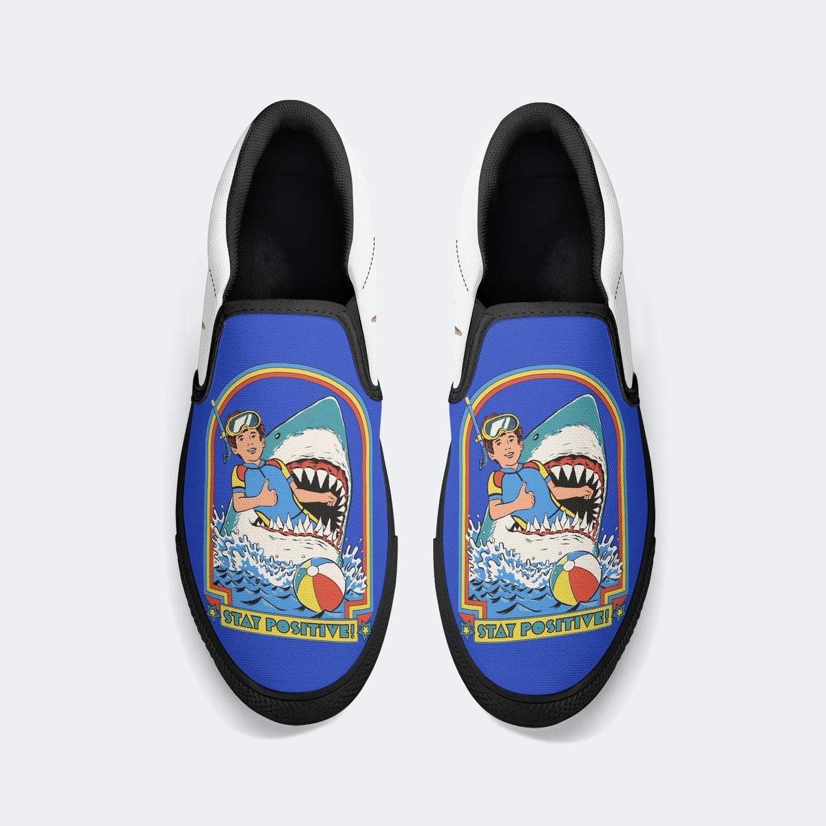 Stay Positive - Slip On Shoes