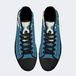 Horror Movie Vintage Graphic Print - High Top Canvas