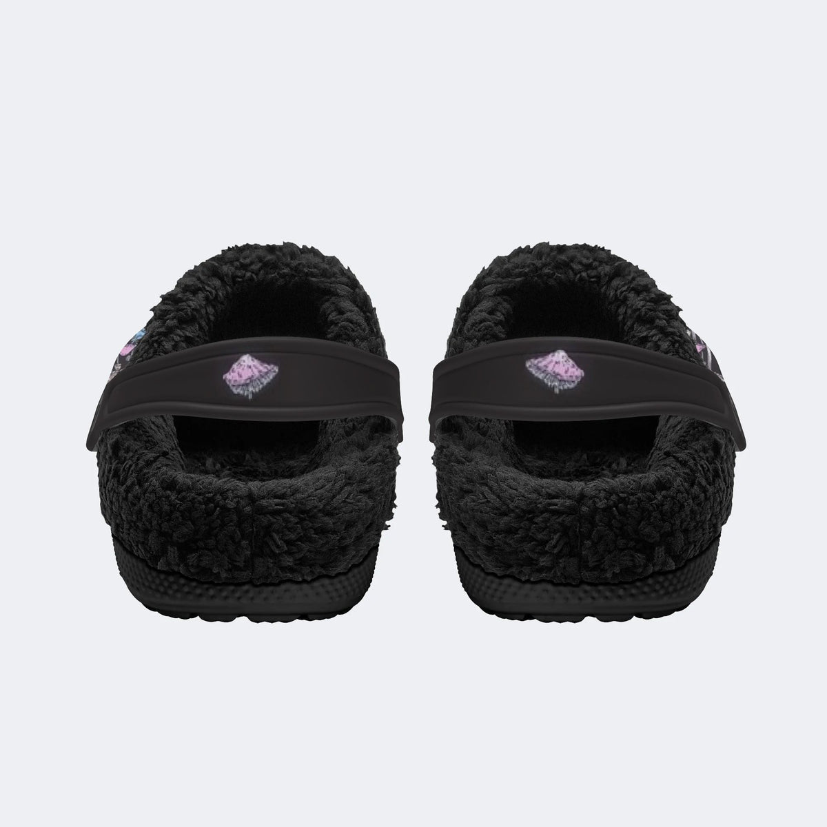 Mushroom Skull - Fur Lined Slippers/Sandals